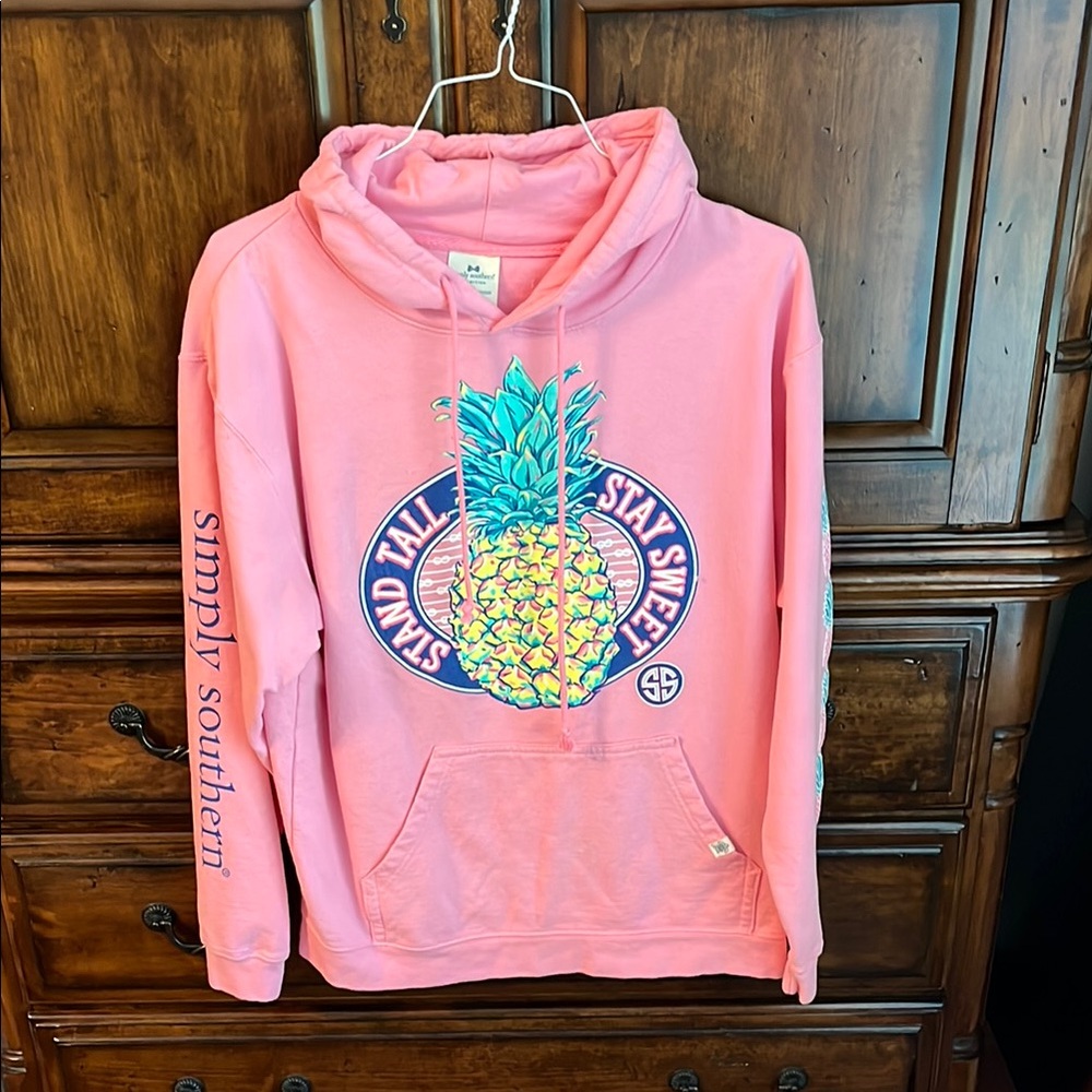 Simply Southern Pink Pineapple Hoodie